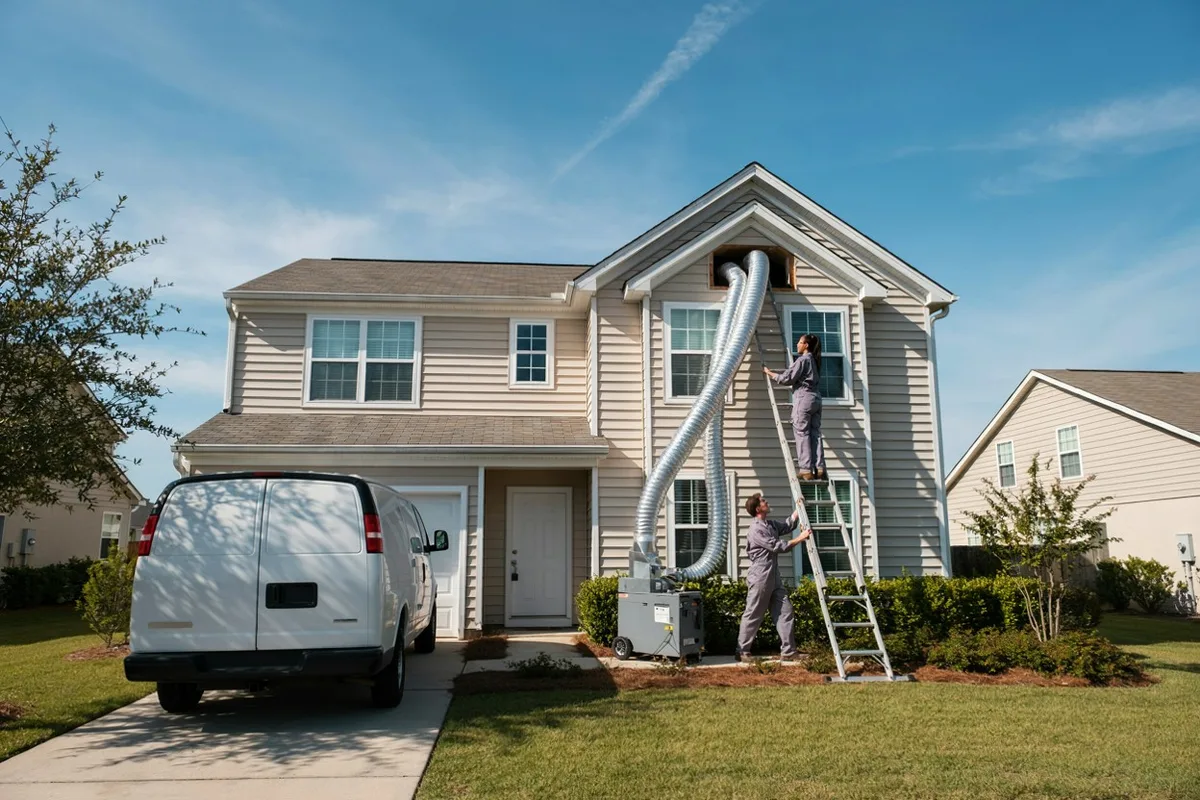 Attic mold remediation in Lafayette, LA